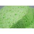 100% cellulose green thick Exfoliating bath sponge